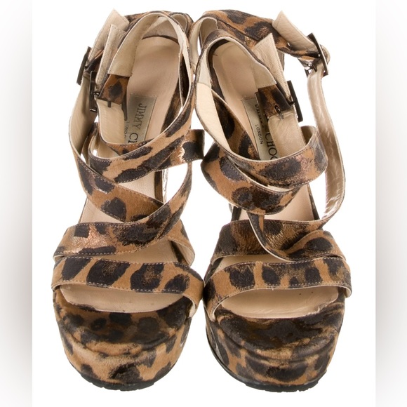 Jimmy Choo Seude Sandals - Picture 2 of 4